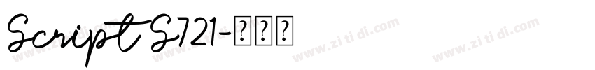 Script S721字体转换